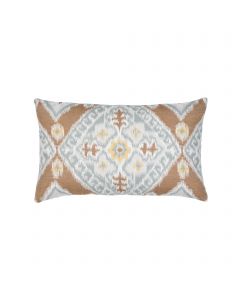 Ikat Diamond Caramel Lumbar