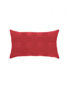 Basketweave Rouge Lumbar